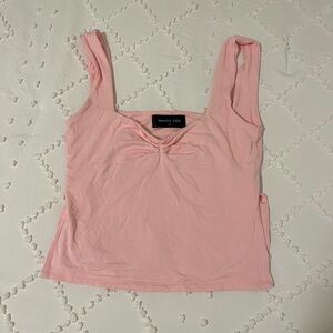 White Fox Pink Top